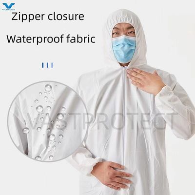 Антистатические костюмы Tyvek 400 типа 5 6 Микропорные защитные индивидуальные средства одноразового пользования