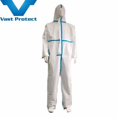 Стандартная категория 3/категория III Прямая защитная рабочая одежда Tyvek с наклейкой логотипа