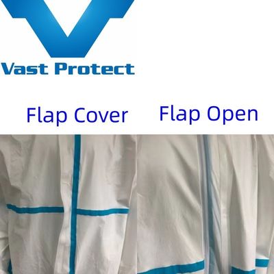 Одноразовая белая швейная микропленка с герметичным покрытием, модель No VASTPROTECT-604