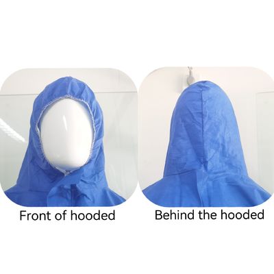 Защитная одежда CE Type5 6 PPE Kit Костюм SMS Нетканое одеяло без покрытия ног