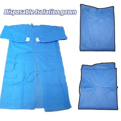 Одноразовые хирургические платья VASTPROTECT-501 SMS Нетканая ткань 45GSM Level1/2/3 Антистатические гипоаллергенные вязаные манжеты Профилактика инфекций