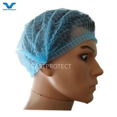 Одноразовый Синий 18г PP Clip Mob Bouffant Cap Для пищевой обработки