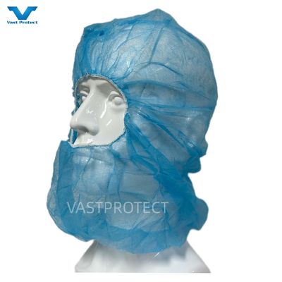 Одноразовая защитная нетканая PP Ninja Balaclava Космическая шапка астронавта с сертификатом ISO