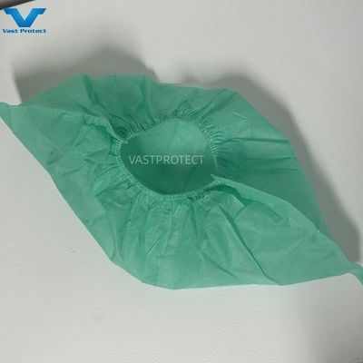 2-30г Промышленный OEM одноразовый PP прочный эластичный зеленый обувной чехл