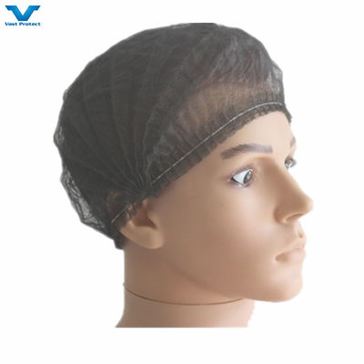 Двойная эластичная нетканая PP клип лента Bouffant Hairnet Mob Cap для покрытия волос на голове