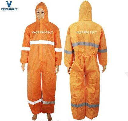 CE Cat 3 III Type 4/5/6 Безопасное защитное личное оборудование SMS одноразовый костюм для пользования