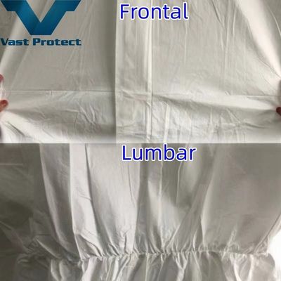 VASTPROTECT-608 Одноразовая белая микропористая одежда для устойчивого к абразию и разрыву
