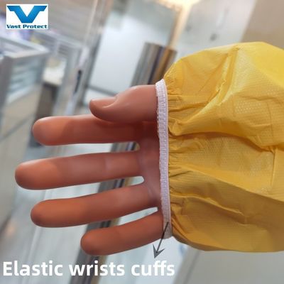 VASTPROTECT-609 Желтый одноразовый комбинезон защитный костюм 175*140 см