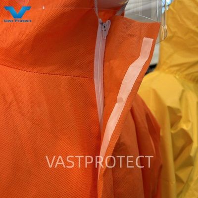 56GSM SMS Tyvek Промышленный защитный костюм типа 5 6 Обмундирование с отражающим образцом типа
