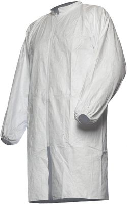 OEM PPE Стерильное белое одноразовое микропорозное одноразовое лабораторное пальто для врачей медсестер