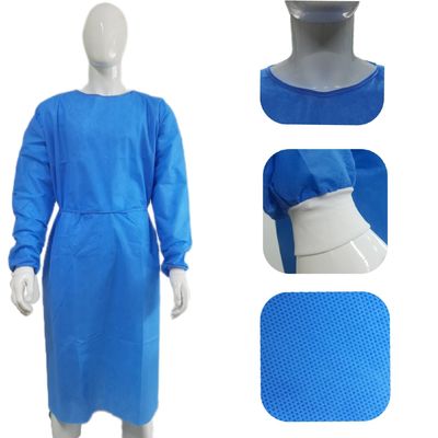 OEM/ODM M/L/XL Нетканое одноразовое изоляционное платье CE одобренное стерильное хирургическое платье