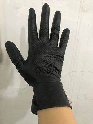 Одноразовые черные нитрильные экзаменационные перчатки размеры S M L XL 9 дюймов Aql 1,5 для садоводства
