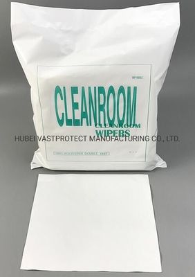 120GSM ESD Антистатические линты 100% полиэстер белые чистые комнатные салфетки