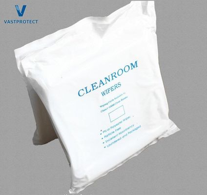 120GSM ESD Антистатические линты 100% полиэстер белые чистые комнатные салфетки