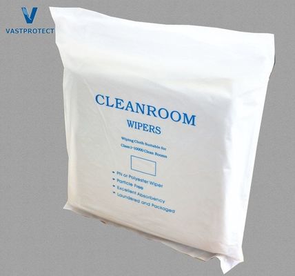 120GSM ESD Антистатические линты 100% полиэстер белые чистые комнатные салфетки