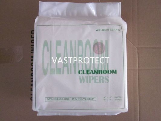 VPT0609 55% целлюлозы 45% полиэстера, свободный от линьты, чистые бумажные салфетки, водонепроницаемые