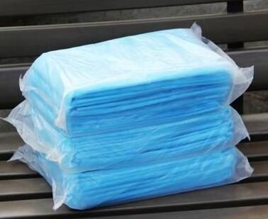 Бело-синий одноразовый PP Spunbond нетканая ткань постельное белье хирургические принадлежности материалы